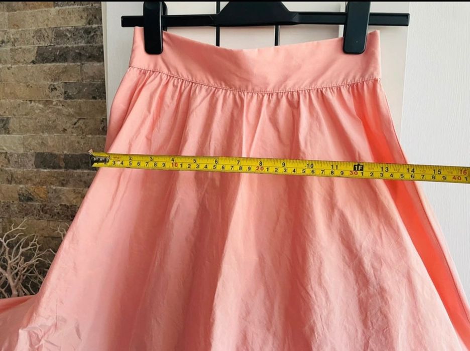 Fusta maxi rose peach deosebita