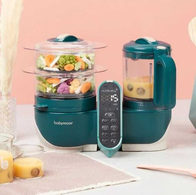 Robot multifunctional pentru gatit 6 in 1 Babymoov Nutribaby+