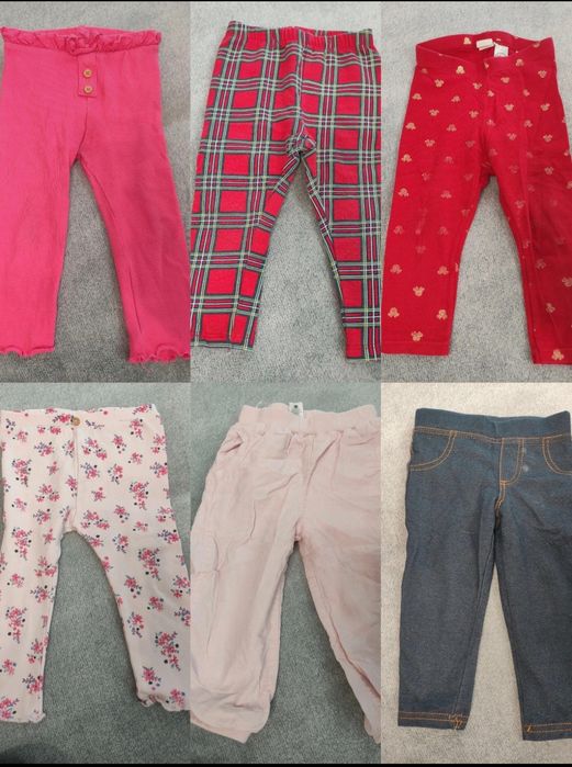 Lot de 6 perechi de pantaloni pentru fetite