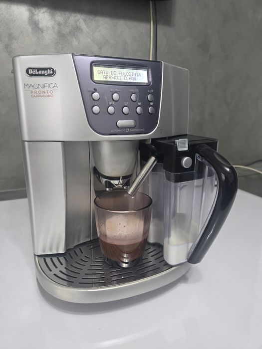 Aparat cafea espressor expresor De'Longhi plus cana  latte macchiato