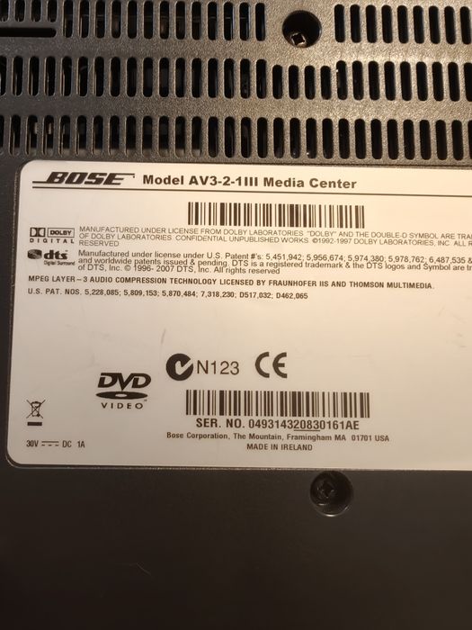 BOSE 321 seria3 home cinema de calitatel