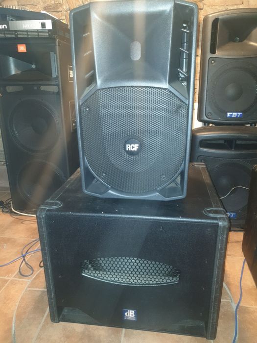 Bas activ Zeck Dca501/Db sub808d/Rcf 712a mk2