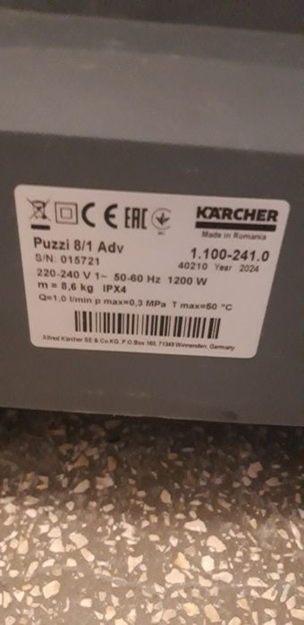 Karcher Puzzi 8/1