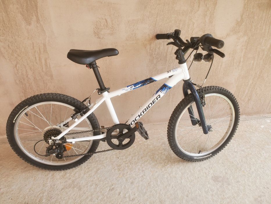 Bicicletă rockrider alba st 120