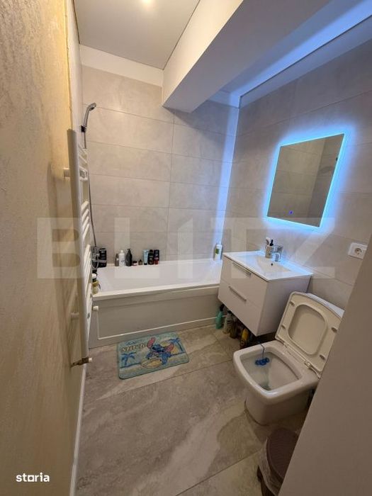 Apartament 2 camere, 56 mp, mobilat si utilat, zona Bucium
