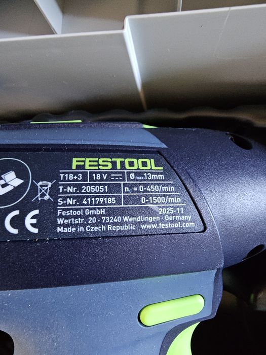 Filetanta festool T18+3 HPC 4,0 l-PLUS
