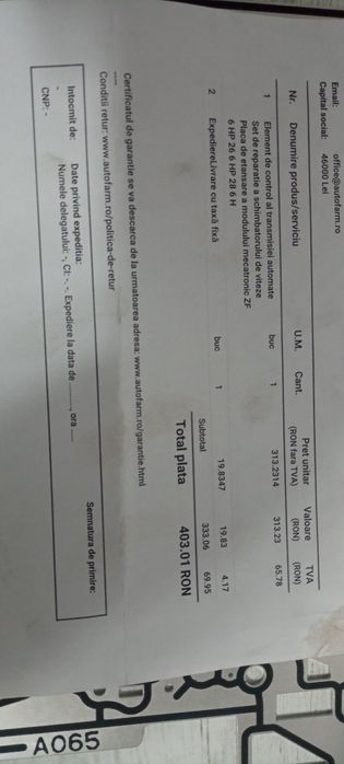 Etansare ulei transmisie automata ELRING 326.952 BMW

Tip cutie viteza