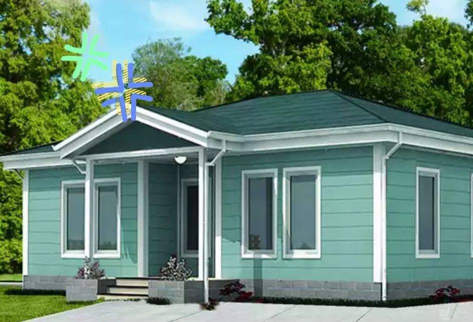 Vând case de locuit din panouri sandwich cu spumă poliuretanică izolat