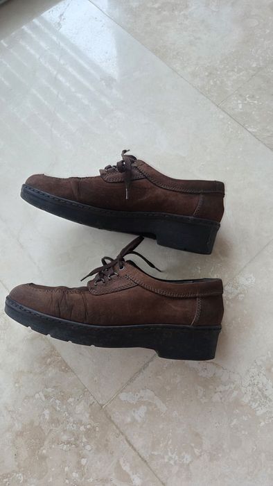 Pantofi dama, piele intoarsa naturala/37