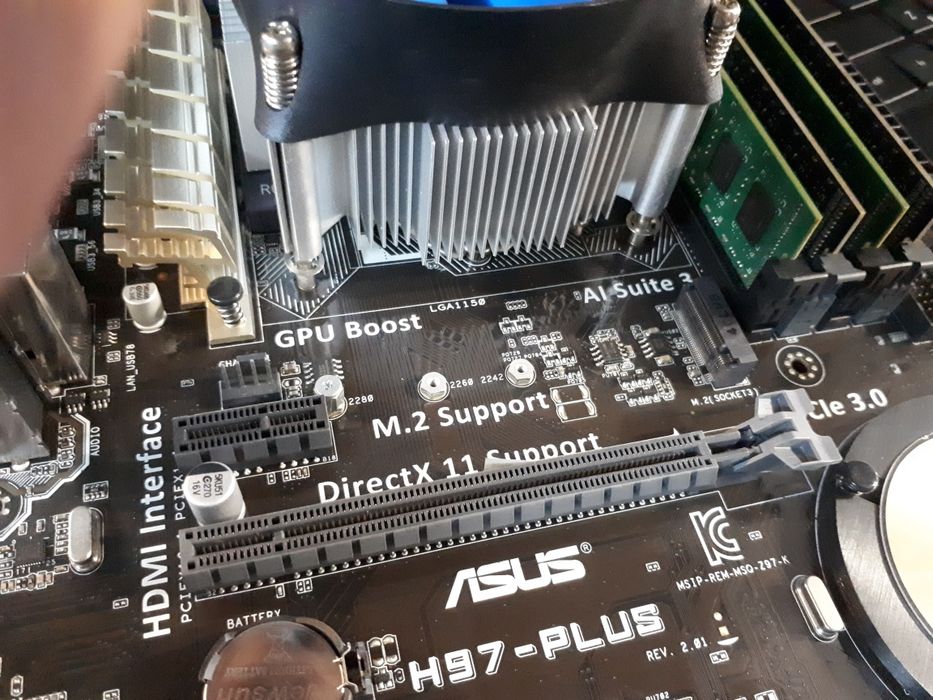 Плата Asus Z97m- Plus, s1150