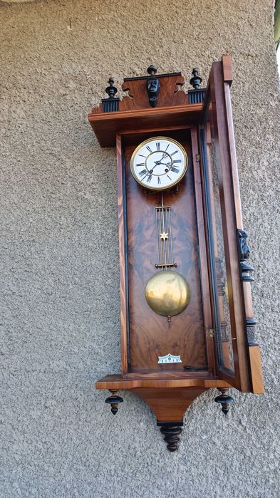 Голям стенен часовник - Carl Werner - Антика - 1900"г.