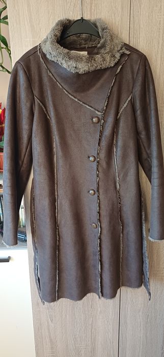 Палто от еко кожа