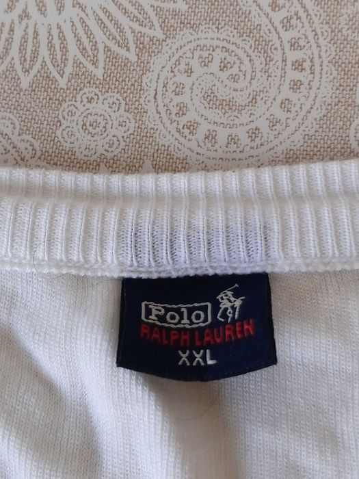 Мужская белый пуловер Polo