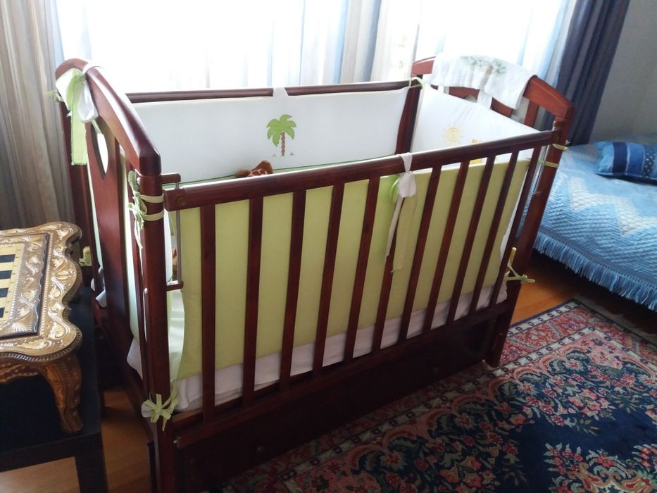 Детский манеж с ортопедическим матрасом