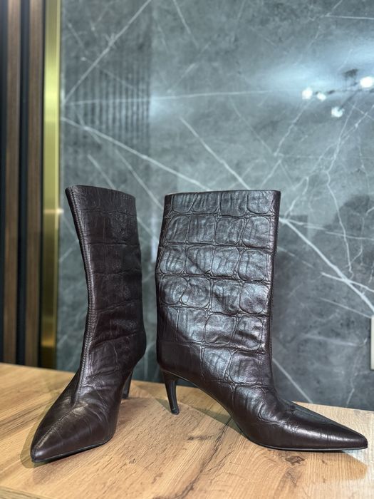 Стильные кожаные ботильоны от Massimo Dutti