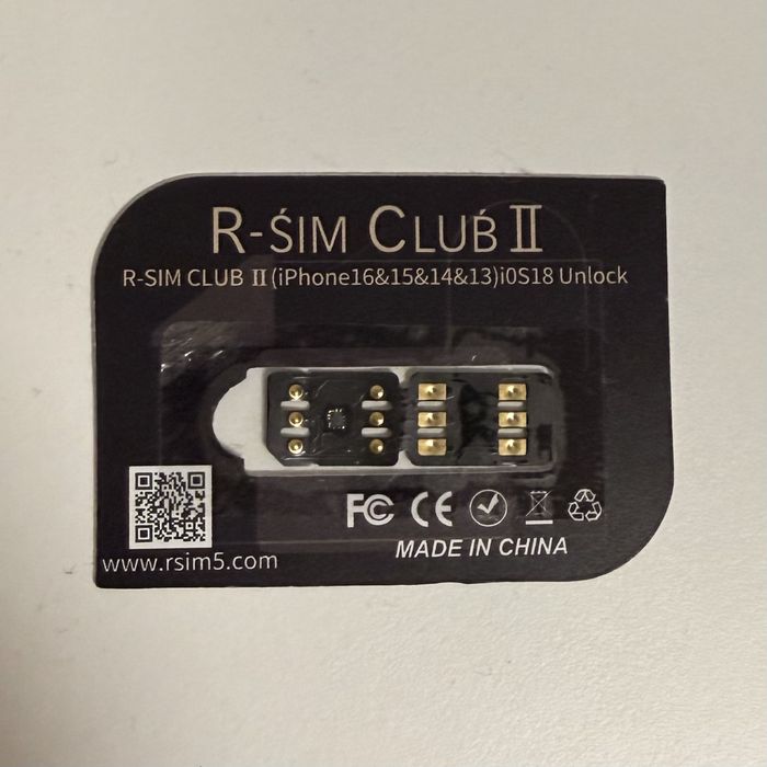 R Sim за отключване на Iphone