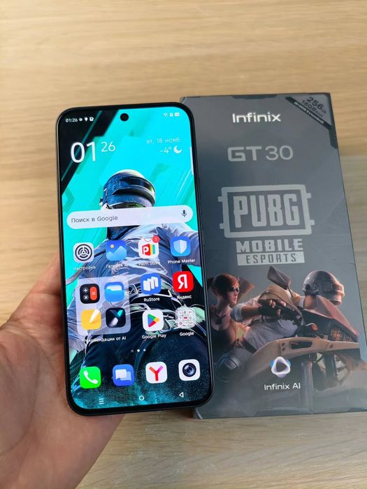 Arzon telefon  infinix gt 30 256/12