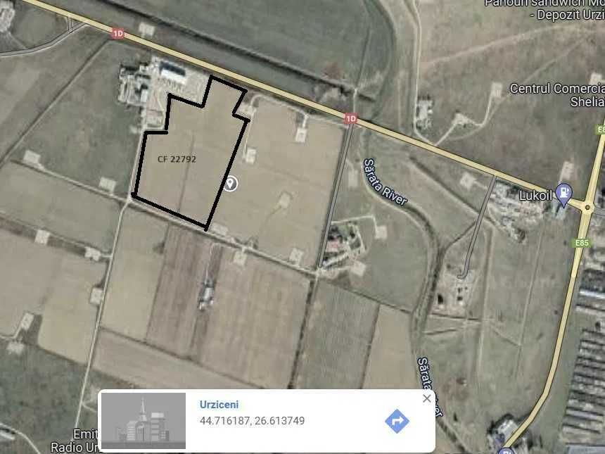 Urziceni teren de vanzare