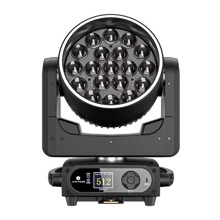Moving Head Wash 19x15W RGBW-UV 6in1 ZOOM (Nou, sigilat)