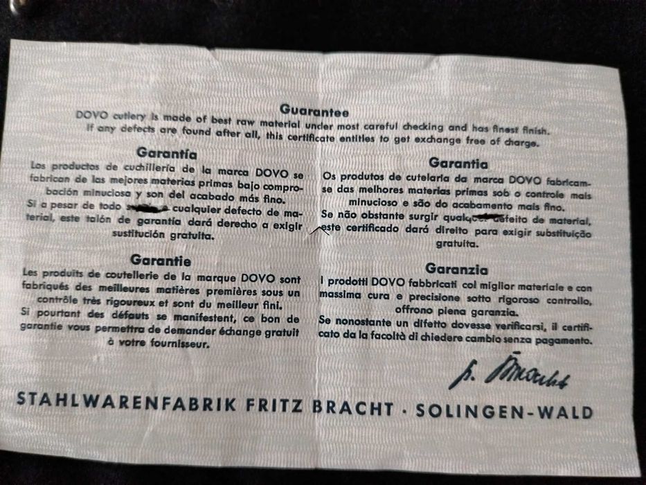 ръчна машина за подстригване Dovo solingen 75