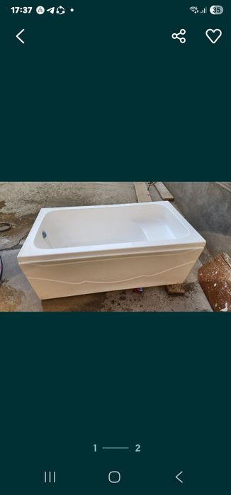 Ванна акрил сотилади срочно