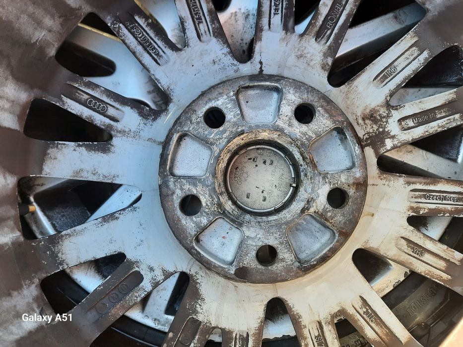 Ляти джанти с гуми за АУДИ, 5×112, 17цола