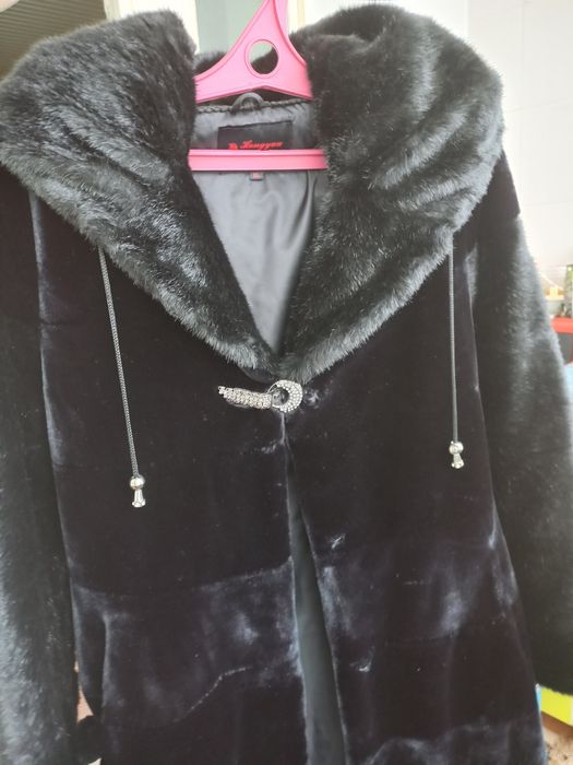 Шуба мутон почти новая