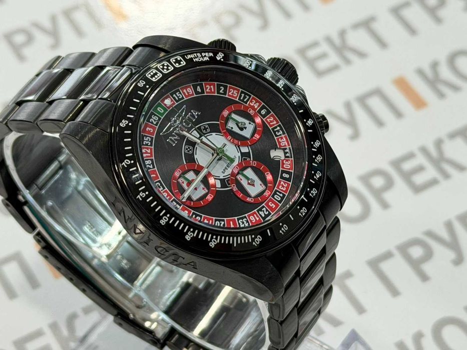 Invicta Speedway Roulette Casino Chronograph GMT