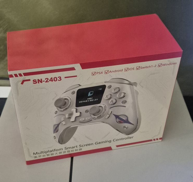 Controller wireless 3 moduri pentru PS4 NS IOS PC TV Smart Screen, Hall Effect, 1200mAh