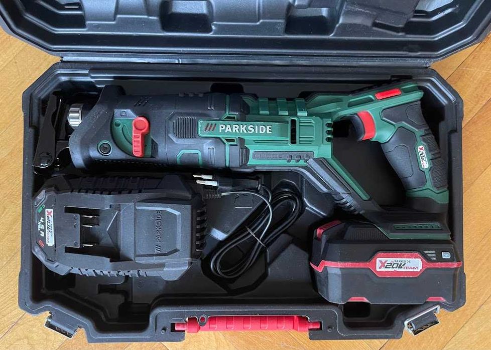 Акумулаторни саблени триони Parkside Зелен и Черен Внос от Германия