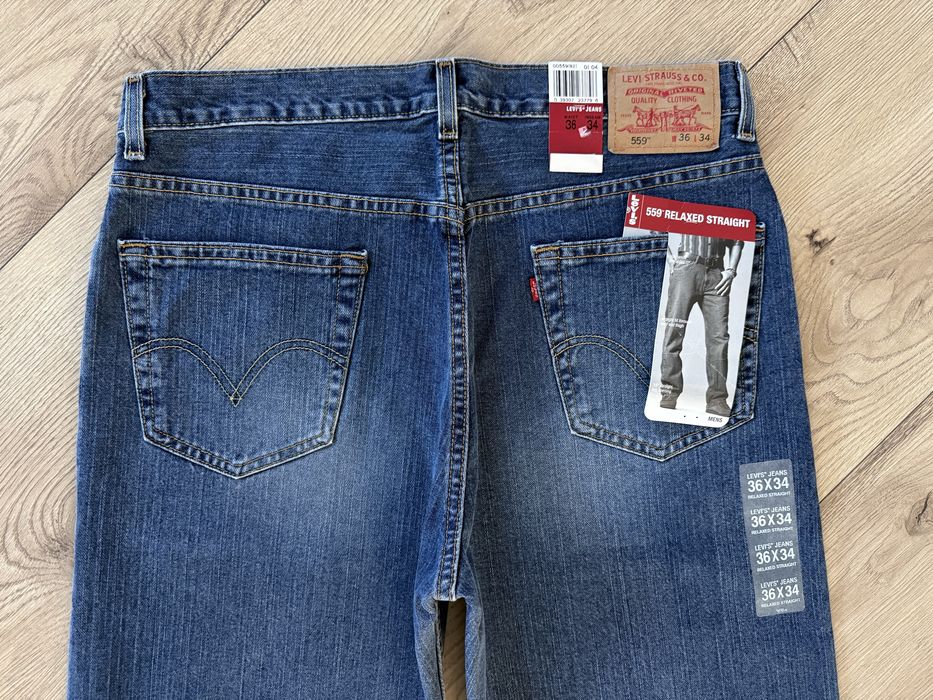 Blugi LEVIS 559 Albastru Barbati | Marime 36 x 34 (Talie 94 cm)