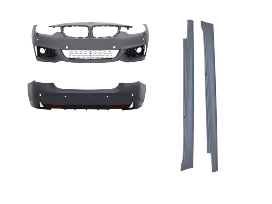 Kit Exterior BMW Seria 4 F36 M-Tech cu Grile pentru proiectoare
