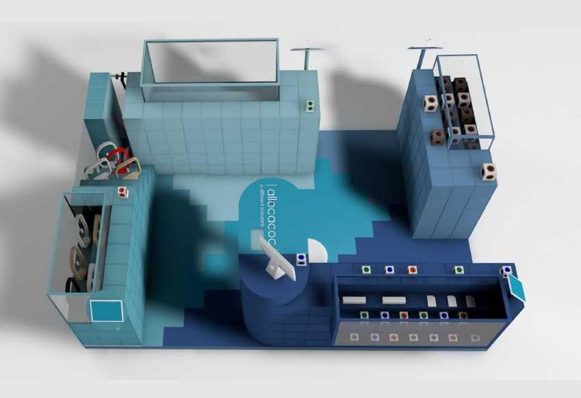 Дизайнерски Щанд / Kiosk Висококачестен