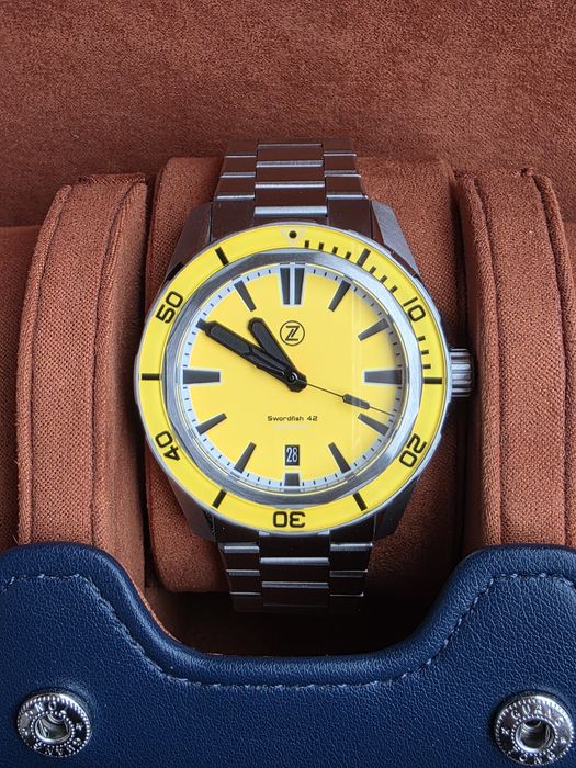 Zelos Swordfish 42mm SS Ember Orange
