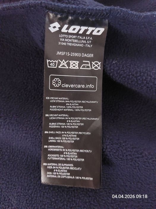 LOTTO - geaca softcell cu membrană