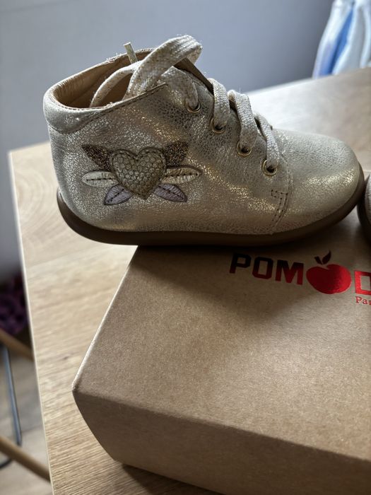 Кожени боти Pom d’Api, 22 размер