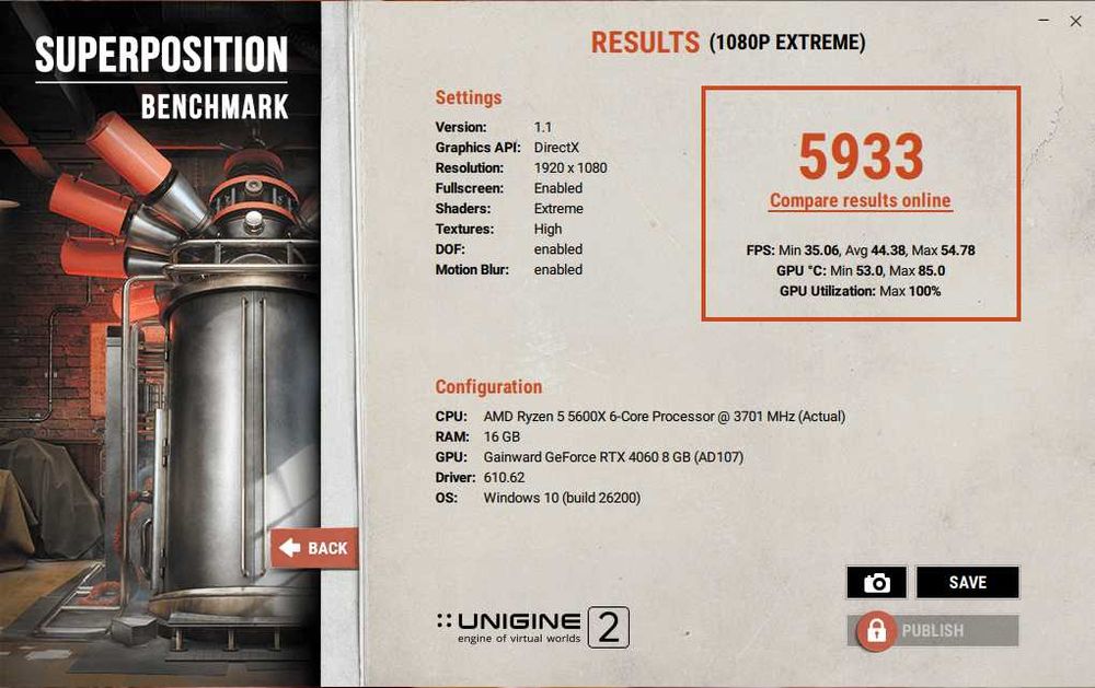 Видеокарта RTX 4060 8GB Gainward Pegasus - Отлична!