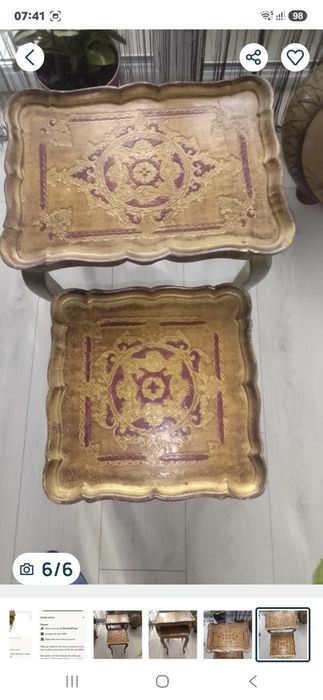 Vand masute in stil florentine