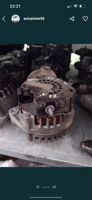 Alternator bmw x3 f25 2.0 184 cp piese dezmembrari