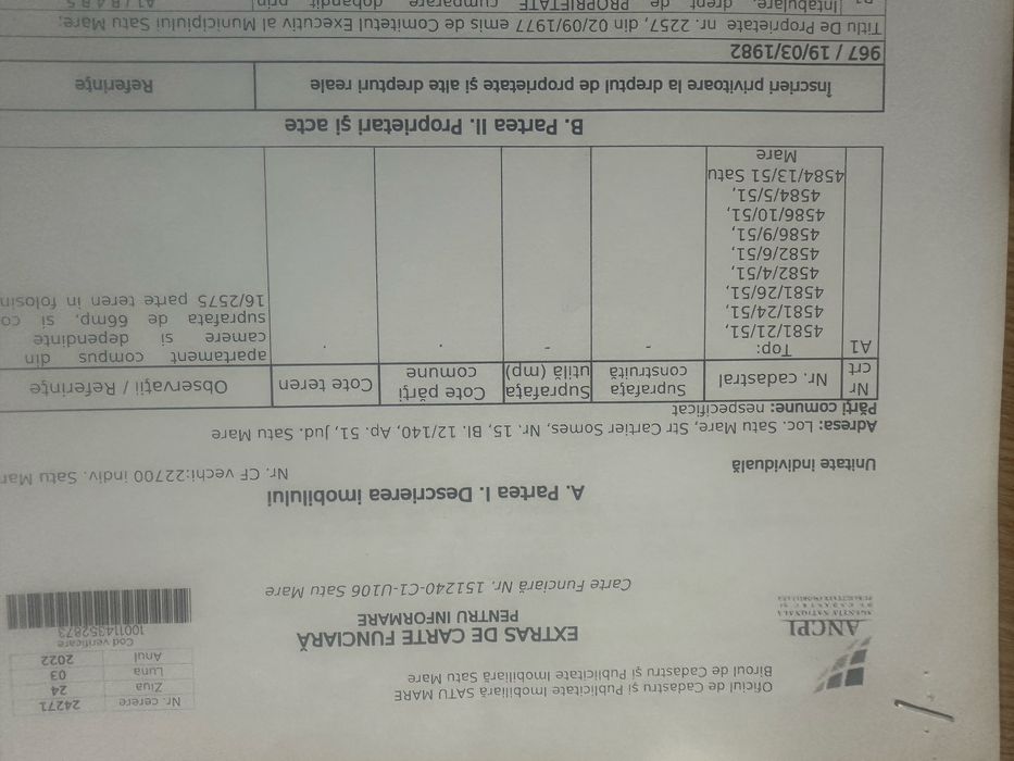 Apartament 2 camere in bloc de caramida din Micro 15