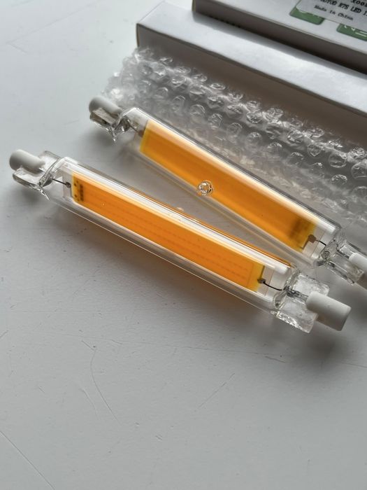 Set 2 becuri LED R7s 30W 118mm reglabil 3000lm 3000K Alb cald J118 300W halogen de schimb