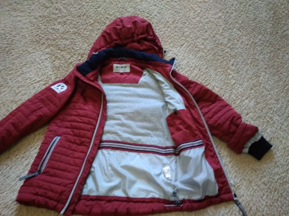 Куртка KIKO для мальчика с 2 капюшонами