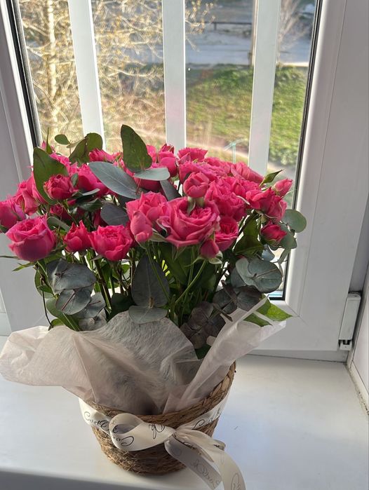 Очень красивый букет роз