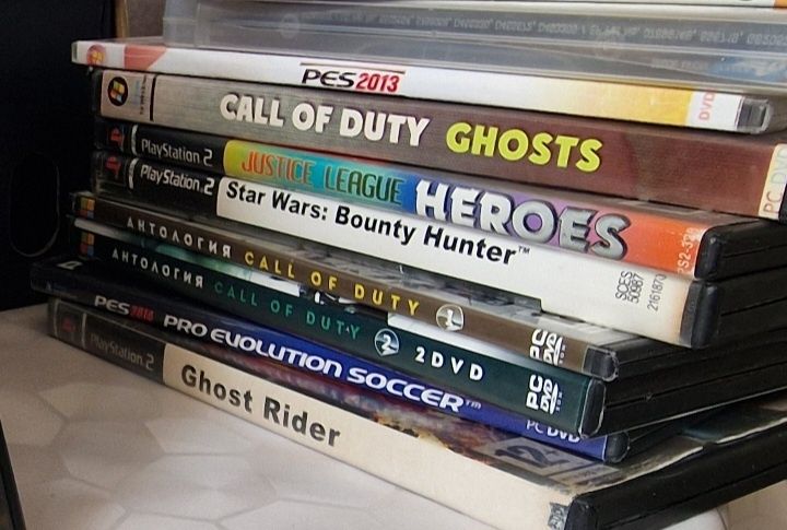 Диски игр пс 2/3 и пк