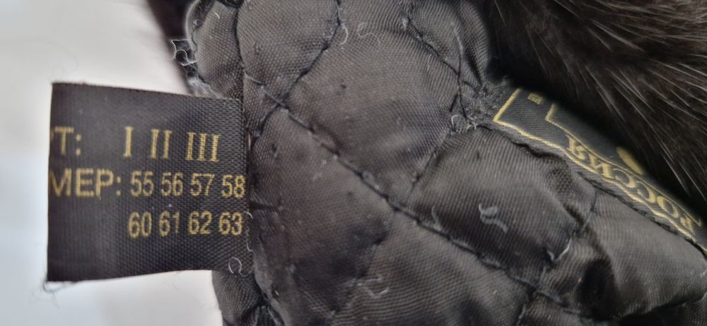 Шапка норковая женская