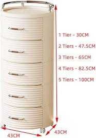 круглый прикроватный комод или тумбу с выдвижными ящиками