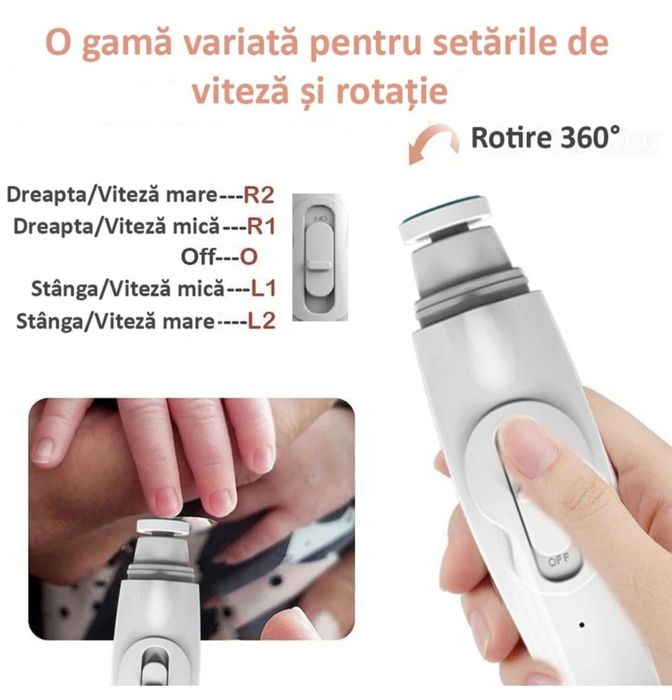 Pila de Unghii Profesionala pentru Bebelusi