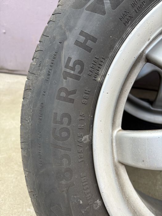 set jante aliaj 15” logan, sandero, clio, symbol