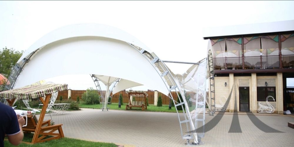 Шатер арочный новый 64 м²