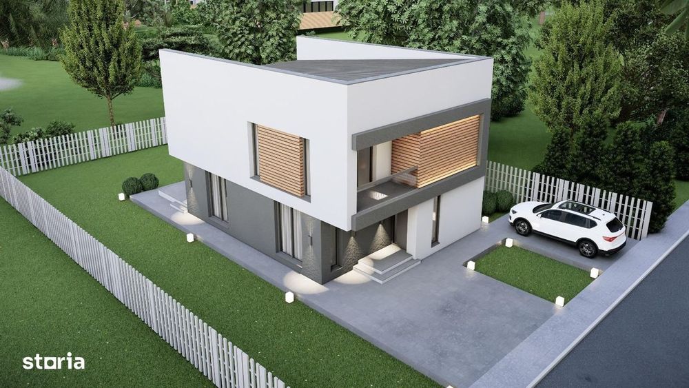 Casa Individuala - 4 camere - 3 bai - 355mp teren